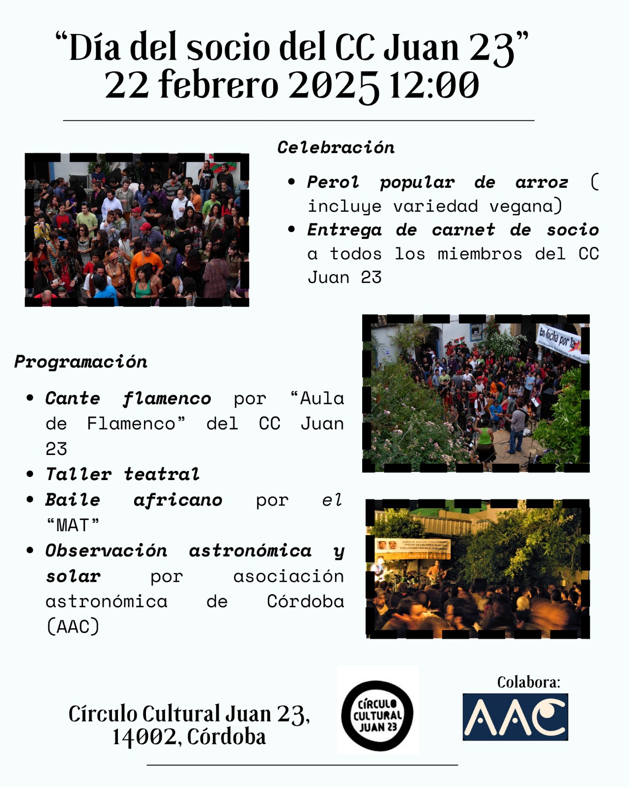 Actividad en CC Juan 23